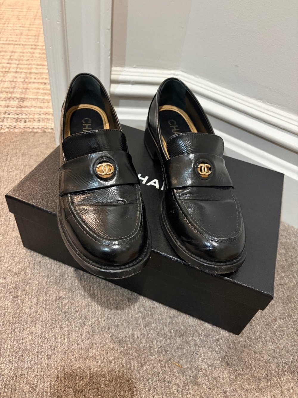 Chanel Moccasins